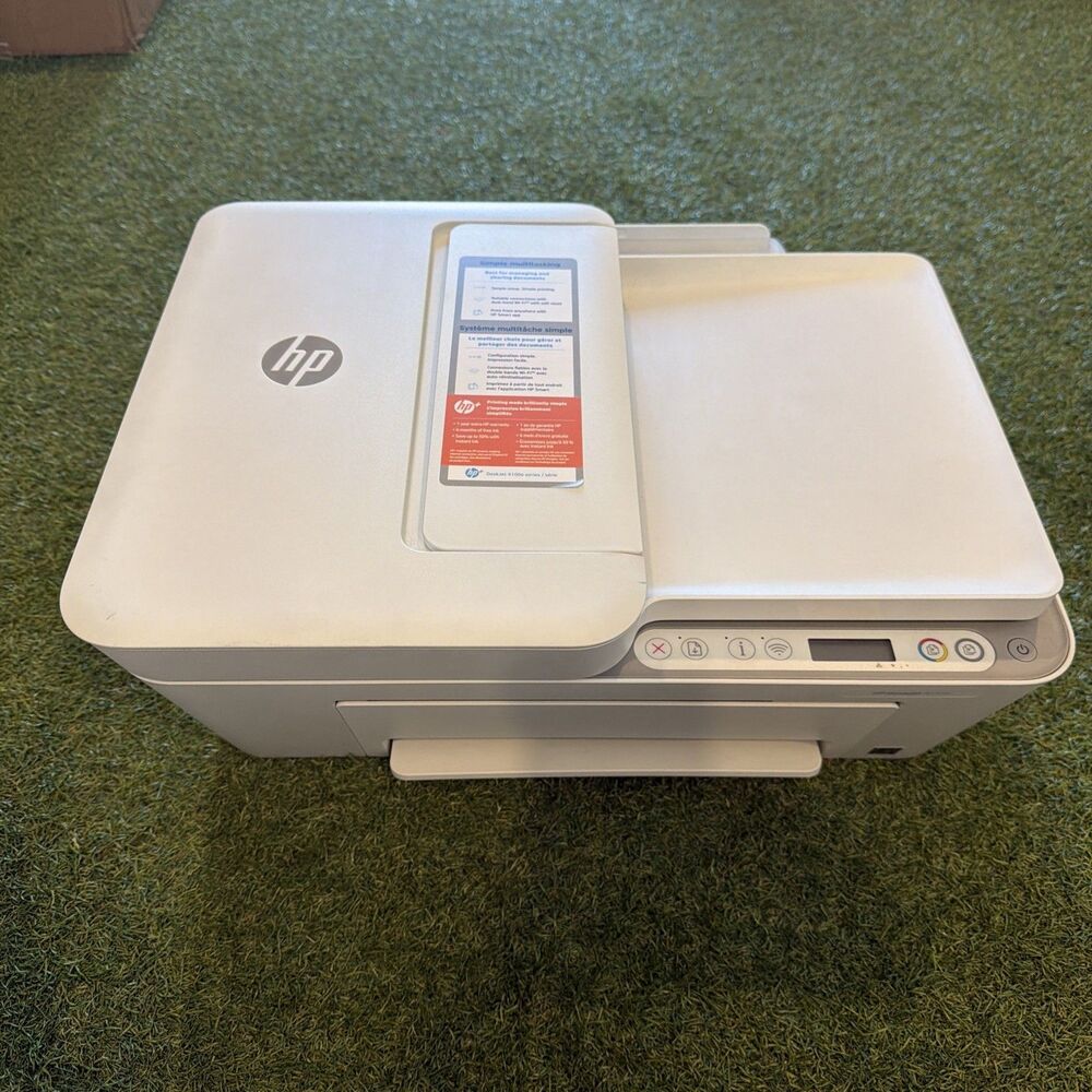 HP DeskJet 4155e All-in-One Wireless Color Inkjet Printer Scanner Copier Tested